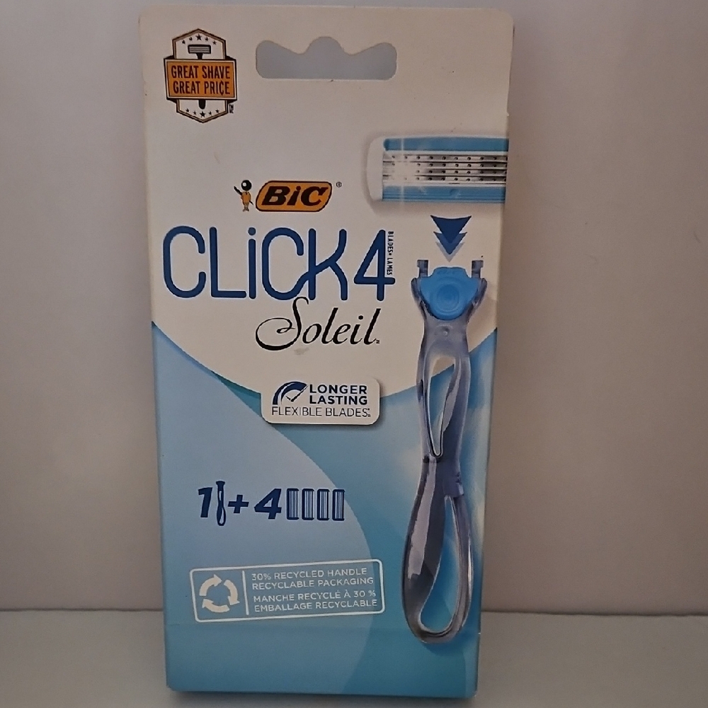 BIC Click 4 Soleil Blue Razor
